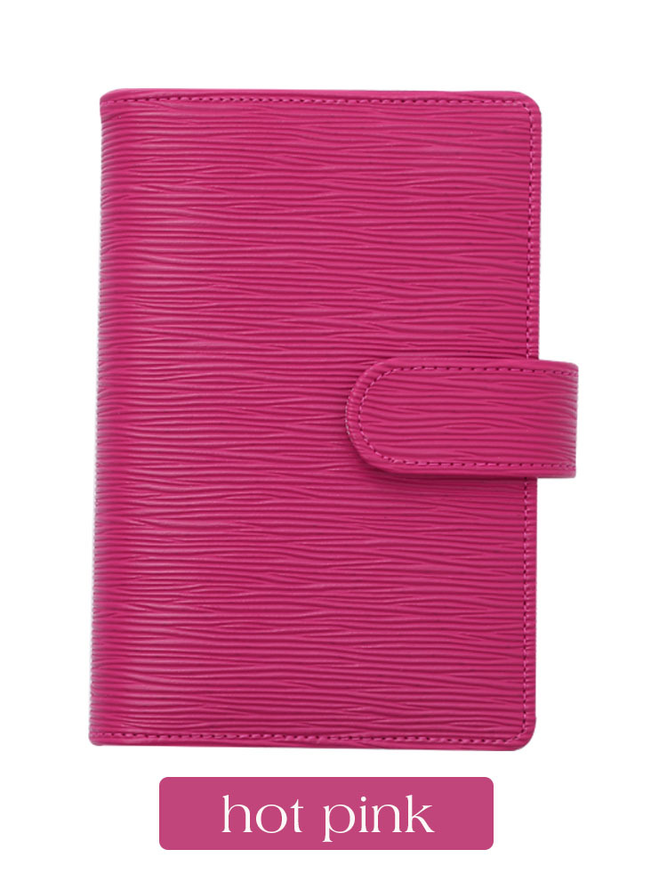 Hot Pink with gold rings