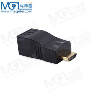 Precio de fábrica 30M HDMI a Cat6 convertidor de red amplificador de señal HDMI a RJ45 adaptador con cable de red único - Product Image 5