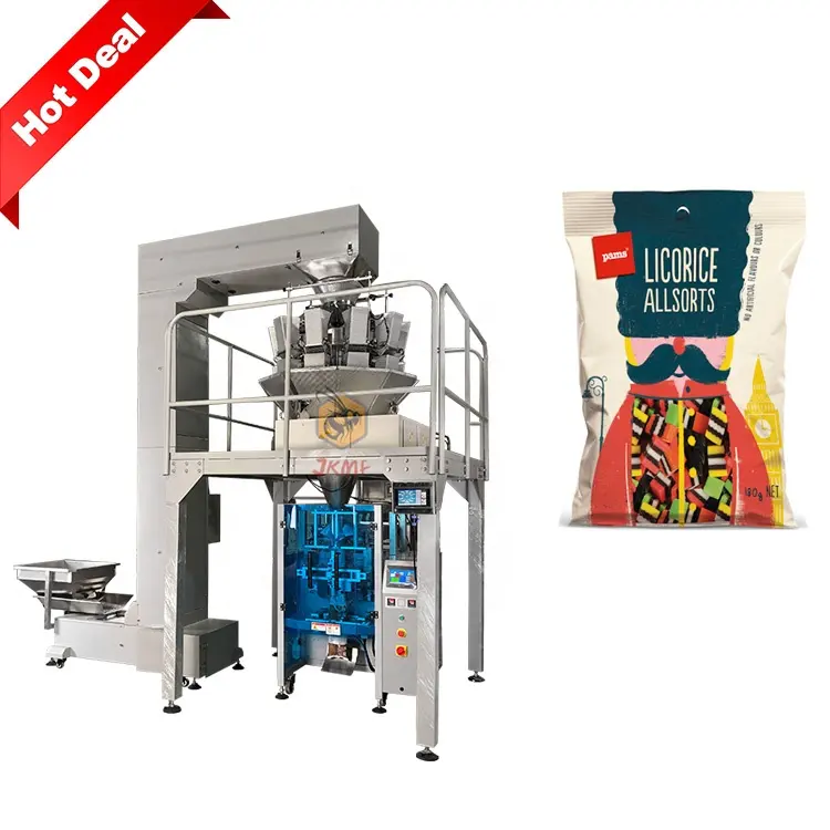 High quality big bag 5kg 10kg 15 kg automatic hard candy /sugar /rice /cement vertical packing machine
