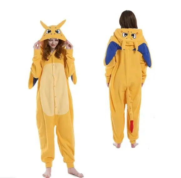 Animal Onesie Adulto Fleece Pijamas Halloween Cosplay Disfraz Unisex Onesie M-438