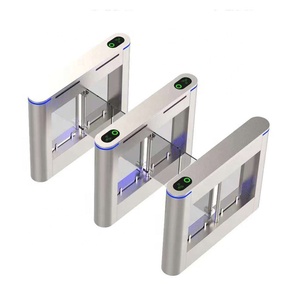 Tornello automatico della barriera dell'oscillazione con il controllo di accesso del codice a barre del biglietto dell'impronta digitale della carta di ID IC per le stazioni degli autobus delle sale espositive - Product Image 6