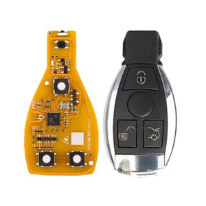 Xhorse VVVDI BE Key Proイエローカラーバージョンスマートキーシェル付き3ボタン/4ボタンパニック付きノーポイント - Product Image 1