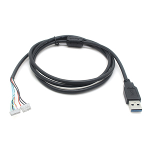 Yeni ürün USB 3.0 A erkek çift 3 Pin terminali açık tel veri kablosu elektronik aksesuarlar - Product Image 1