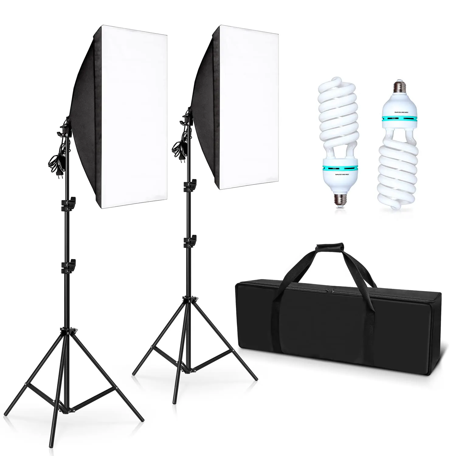 Tianmei Fotografische Video Studio Foto Softbox Continu Licht E27/E26 Gemakkelijk Gevouwen 50X70Cm 20X28 Inch Zachte Lichtbak