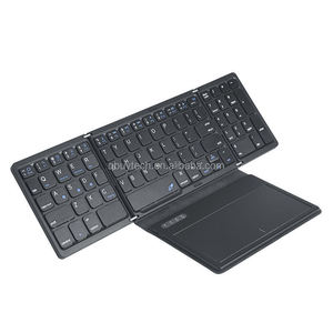 Multifuncional Big Touchpad Mouse Triple BT Teclados plegables Fold Bluetooths Teclado Inalámbrico Touch Pad Teclado - Product Image 1