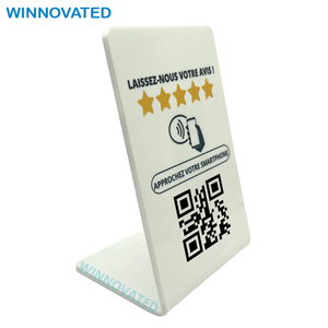 レストランでの自己注文食品用の防水NFCテーブルメニュータグQRコード - Product Image 4