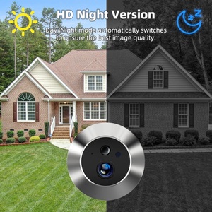 Mini sistema de intercomunicación con cámara de timbre de vídeo de seguridad para el hogar con Audio y vídeo para vigilancia para comodidad de seguridad de puerta delantera - Product Image 3