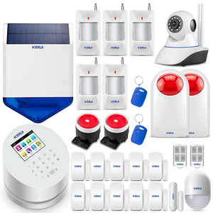 KERUI-sistema de alarma de red W2 para el hogar, sistema de seguridad inteligente inalámbrico, con WIFI, GSM, PSTN, antirrobo - Product Image 3