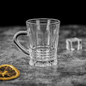 阿拉伯约旦90毫升-100毫升小玻璃茶杯4设计共模压花英式饮茶套装铅玻璃马克杯库存 - Product Image 5