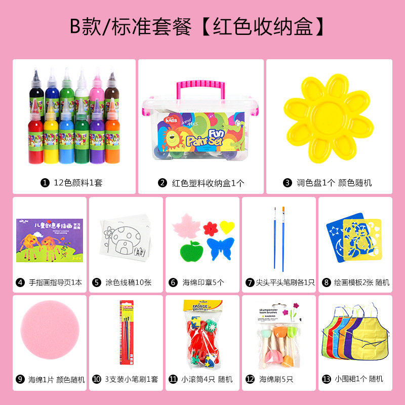 แพ็คเกจมาตรฐานสีดำ B - สีแดง