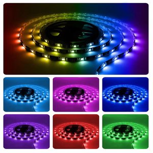 Luce natalizia impermeabile IP65 RGB flessibile telecomandato 5050 striscia intelligente striscia LED - Product Image 5