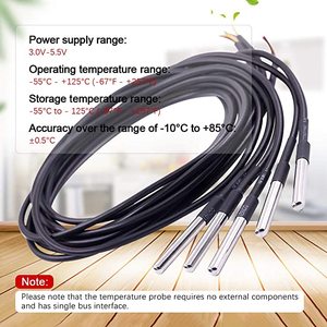 Rohs Ce nuovo Chip Ip68 Ip67 100% sonde impermeabili sensore di temperatura digitale Ds18b20 - Product Image 6