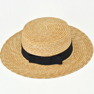 Childrens straw boater hat Clearance