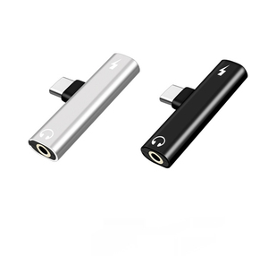 <strong>2</strong> in <strong>1</strong> Type c Splitter <strong>Audio</strong> Aux 3.5mm Charger <strong>Adapter</strong> DAC for Type c Earphone <strong>Adapter</strong> Connector for Samsung Huawei - Product Image 1