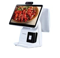 Один экран 15,6 дюймов android windows system POS все в одном ПК киоск сенсорный экран VGA USB порт - Product Image 3
