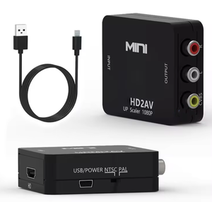 HDMI2AV Compuesto Mini HD 4K entrada a 3 RCA Audio Video AV CVBS Caja convertidora para computadora DVD a HDTV