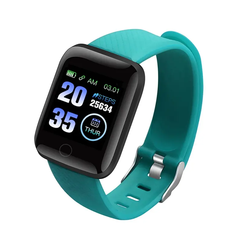 Online Smartwatch d13 runde wasserdichte Herzfrequenz Blutdruck Schlaf überwachung 116plus Smartwatch Armband