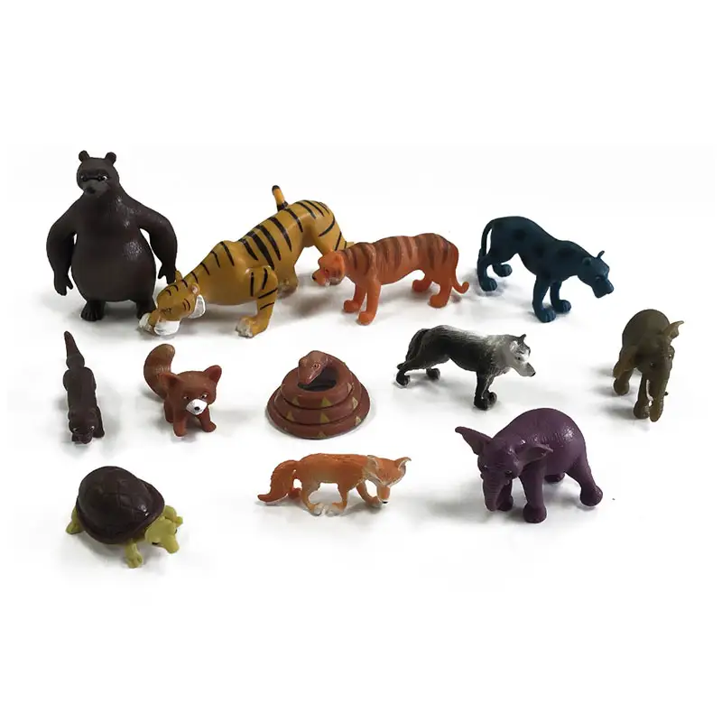 Dihua-figura de plástico en miniatura para decoración de escritorio, figuritas pequeñas de plástico con diseño personalizado, inyección 3d