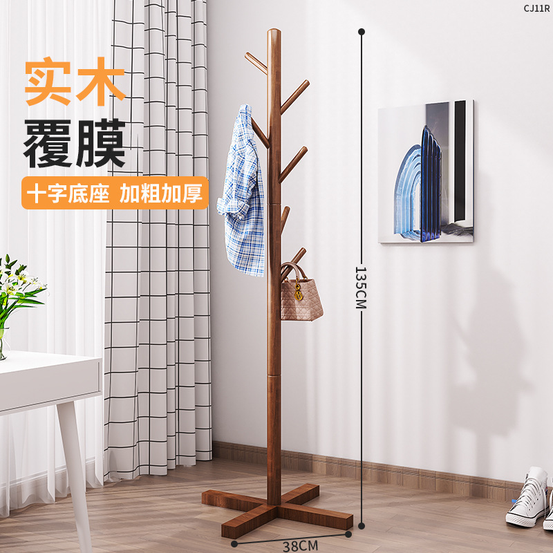 Patrón cruzado de nogal con 6 ganchos.