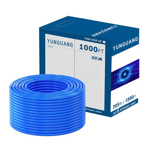 OEM 1m 3m 5m RJ45 Cat5E UTP PVC ceket yama kablosu kablosu 23awg çıplak bakır LAN kablosu bilgisayar ağı için iletişim kabloları - Product Image 4