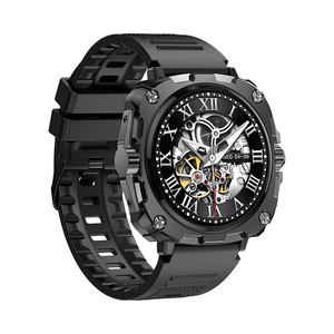 Orologio intelligente esecutivo AK71 1.43 pollici AMOLED con BT chiamata e corona rotante corpo in metallo 123 + codificatore per il monitoraggio della salute dello sport - Product Image 1