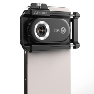 مجوهرات صغيرة محمولة مجهر تحليل الجلد الماسي 200X هدية علمية مشهورة للأطفال هاتف ذكي تعليمي مجهر ليد - Product Image 2