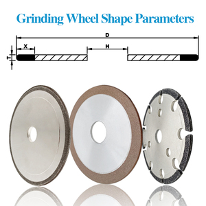 Rezz phẳng hình dạng Mài bánh xe Chainsaw công cụ nhựa trái phiếu CBN Mài bánh xe Chainsaw răng mài bánh xe - Product Image 3