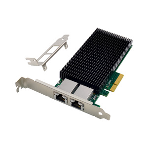 Dual-RJ45 scheda di rete Server 10G PCIe X4 X540 convergente NIC per Server Intel AI adattatore di rete cablato 10GbE disponibile - Product Image 1