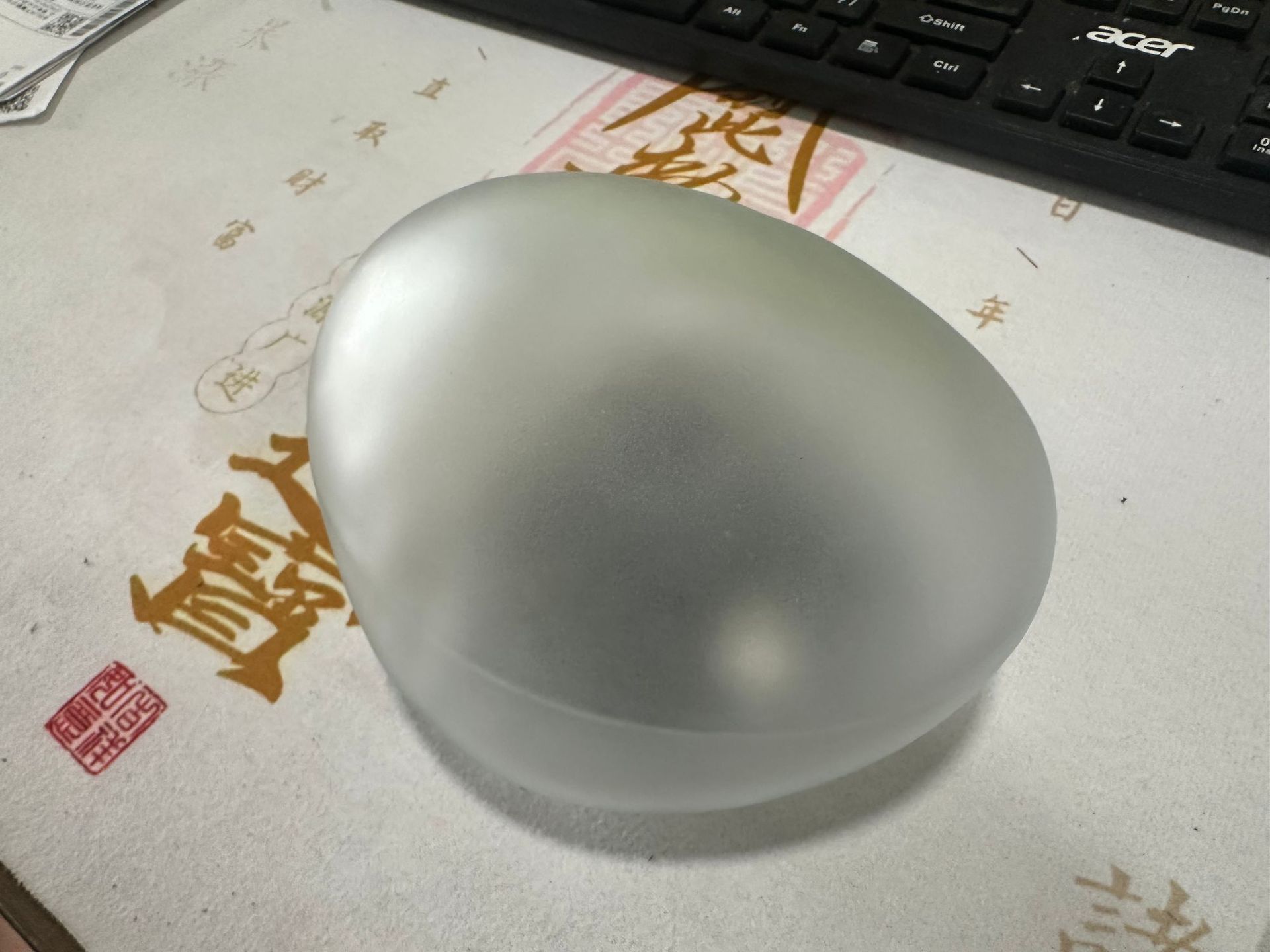 Galets solaires en verre