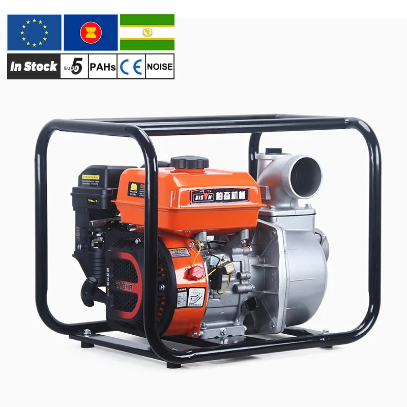 Bison 30m Lift Pump For Farm/field Irrigation Small Size 3inch Gasoline Self Priming Water Pump