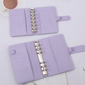 Túi Đựng Đồ Da In Họa Tiết Saffiano Lớn 7 Màu Mới Bán Chạy Sổ Kế Hoạch Ngân Sách <span class=keywords><strong>A6</strong></span> Chất Kết Dính Với Phong Bì <span class=keywords><strong>A6</strong></span>, Có Sẵn Miếng Chèn & Bảng Điều Khiển - Product Image 5