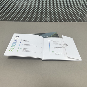 工厂定制完美装订小册子胶印目录A4/a 5尺寸软封面，纸板材料，用于小册子 - Product Image 6