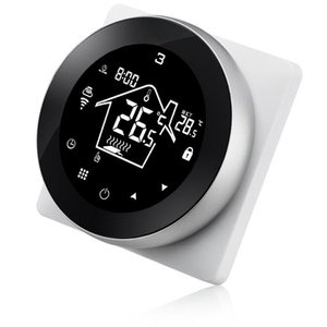 電気床下暖房用スマートサーモスタットWiFi、フロアセンサープローブ付きプログラミング温度コントローラー - Product Image 3