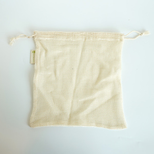 洗える刺Embroideryカスタムロゴ印刷果物野菜パンギフトバッグ小さなゼロ廃棄物織りコットンネットバッグメッシュポーチ