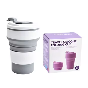 旅行用折りたたみ式カップ折りたたみ式トラベルコーヒーマグ拡張可能な飲用カップ