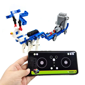 9686 RC APP <strong>Program</strong> Motor Wheel Christmas Sleigh Car Building Blocks Compatible Legoeds Wedo STEM Education Robotics Bricks Toys - Product Image 2