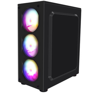 Nuevos juegos completos de PC para juegos personalizados con Micro ATX vidrio templado RGB Gaming Computer PC Case - Product Image 3