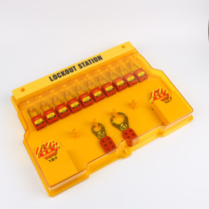 <strong>OSHA</strong> Compliant 10 Lock Master Standard Safety Padlock Key Unlock Way Lockout Tagout Station <strong>Kit</strong>