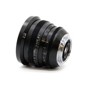 SLR Magic MicroPrime <strong>CINE</strong> 18mm T2.8 Full Frame Wide Angle Cinema <strong>Cine</strong> &amp; Prime Lens Manual Focus for E-Mount X-Mount / MFT - Product Image 1