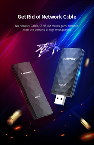 COMFAST CF-951AX nuovo design ad alta velocità 1800Mbps wifi 6 11ax adattatore usb 3.0 dongle wireless wifi per PC/Desktop/Iphone