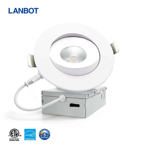 एटीएल अल्ट्रा पतले आवास मुक्त एयर टाइट 12w 1105lm 4 "नेतृत्व कोब गिबल अमेरिका के बाजार के लिए जे-बॉक्स के साथ डाउनलाइट वापस - Product Image 4