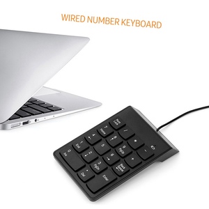 Teclado numérico USB con cable de 18 teclas Mini teclado digital de repuesto para iMac Mac Pro MacBook Air Pro Laptop PCs - Product Image 3