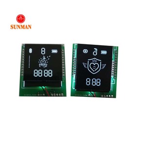 Fabrik digital 7 Segment tn positiv negativ va lcd Bildschirm Benutzer definierte opto elektronische medizinische lcd Anzeige für Blutzucker messgerät - Product Image 6