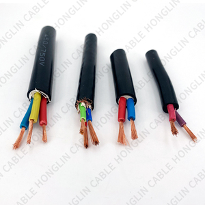 高品质铜芯导体电动RVV 2x 0.75mm 4x2.5mm 3x0.75mm2 4x1.5mm2 3x 6mm 4x 4mm 5X6MM RVV电力电缆 - Product Image 2