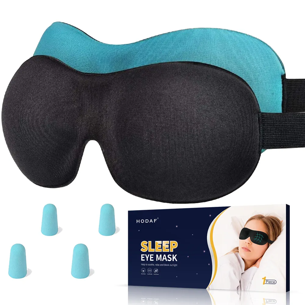 Protezione per la cura degli occhi 3d memory foam copri occhi copri occhi maschera notte 3d contorno sonno massaggiatore impacco caldo maschera per gli occhi