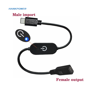 USB- C Type-C Male to Female LED Strip Touch Dimmer Single Colour Dimming on Off Switch <strong>Controller</strong> Cable 0.3m - Product Image 5