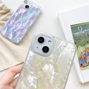 Luxury New Epoxy Real Conch Mobile Phone Cover <strong>Shell</strong> for iphone 11 12 13 14 Pro Max Pearl oyster Phone case for iphone 14 Plus - Product Image 2