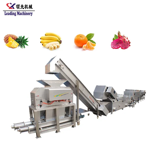 Машина для обработки страстных фруктов, полная линия обработки фруктов и овощей