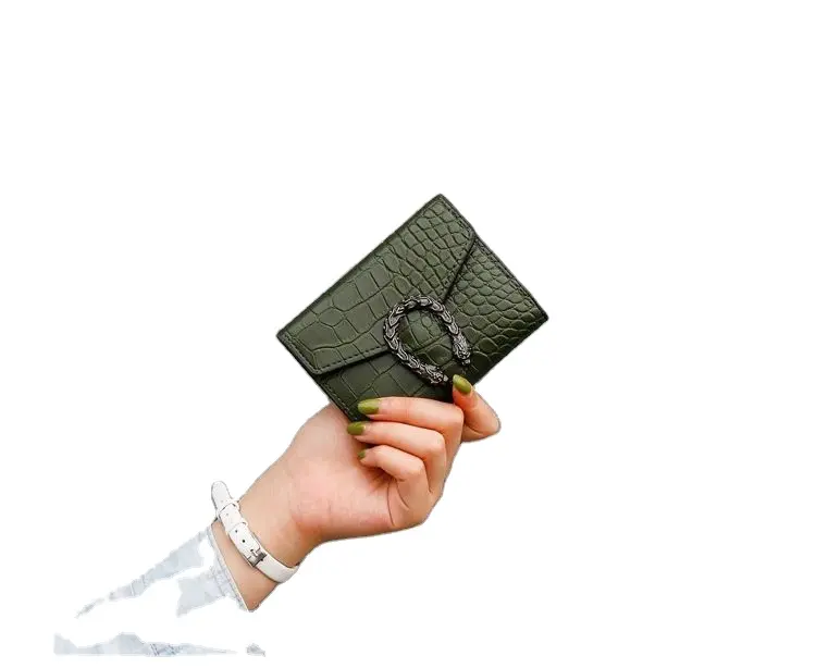 2021 देवियों क्लच पर्स बटुआ चमड़े महिलाओं बटुआ छोटे प्यारा बटुआ पु Trifold कार्ड धारक के लिए लघु पर्स महिला