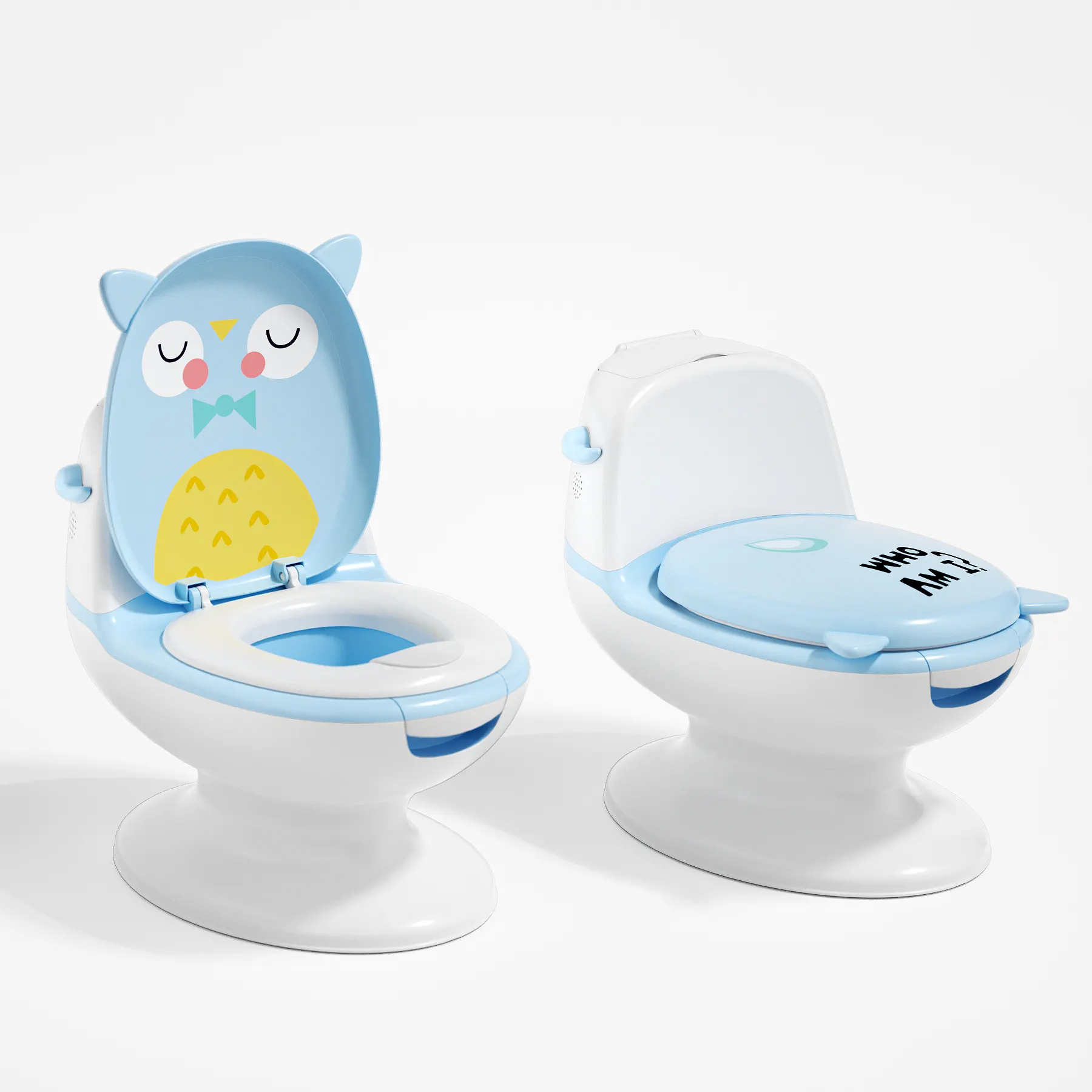 Hot Sales Portable EN71 Baby Toilet PP Plastic Kids Toilet For Baby Bathroom Toddler Child Potty Training